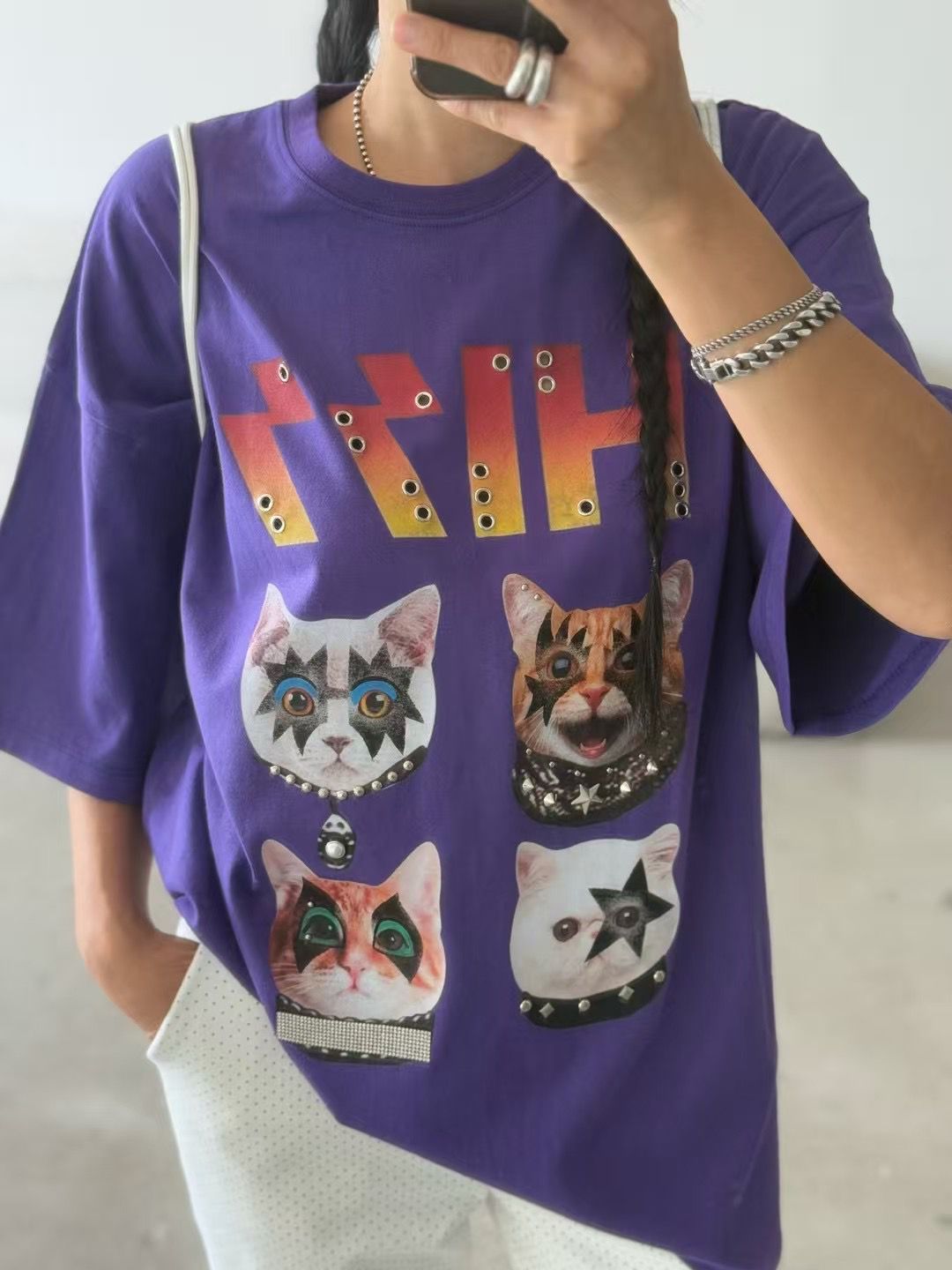 ROCK N ROLL CAT TEE