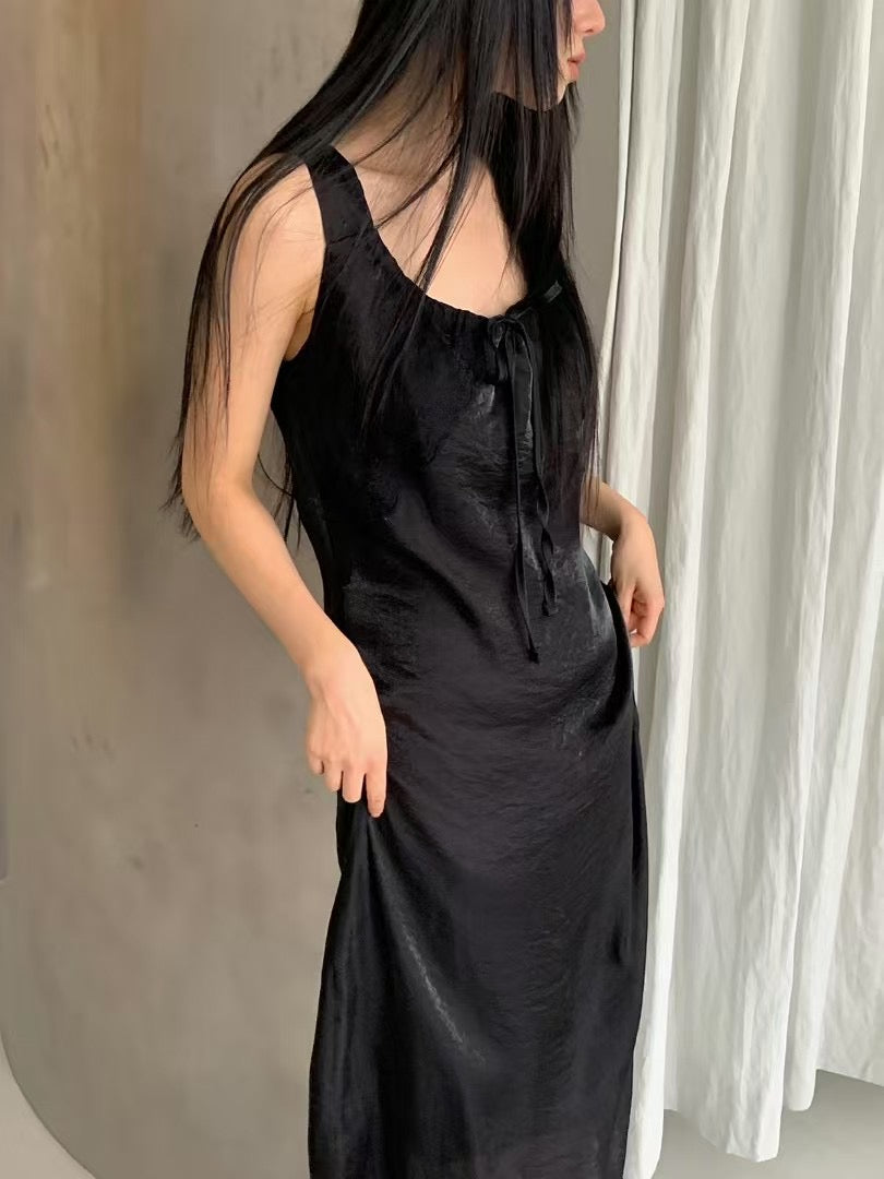 LACE UP DRESS - 2 COLOURS