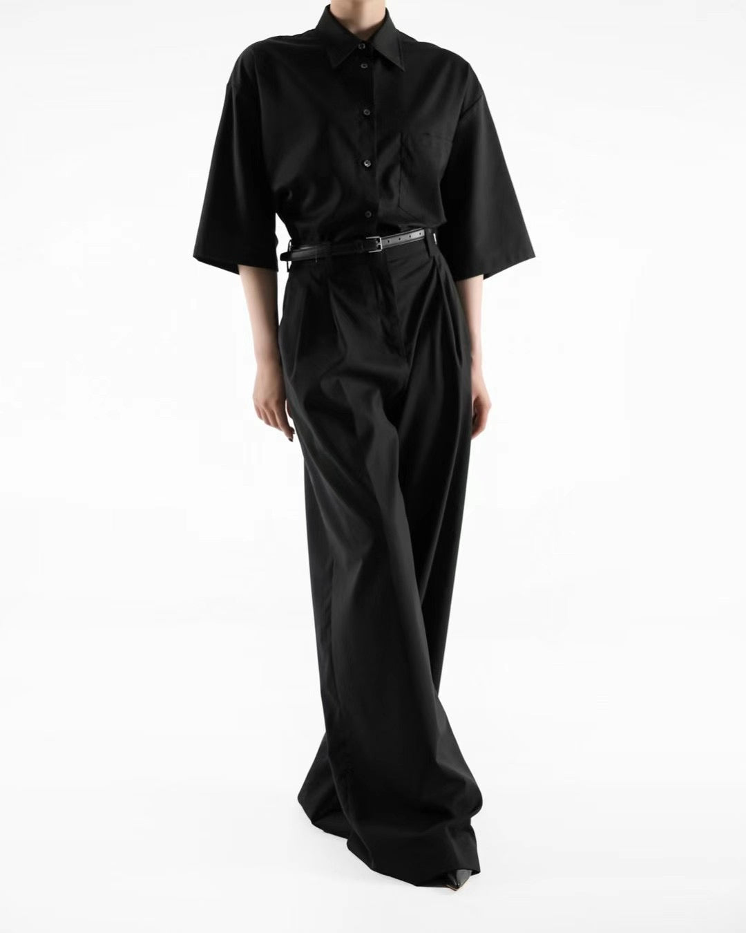 SUMMER PLEATED TROUSERS