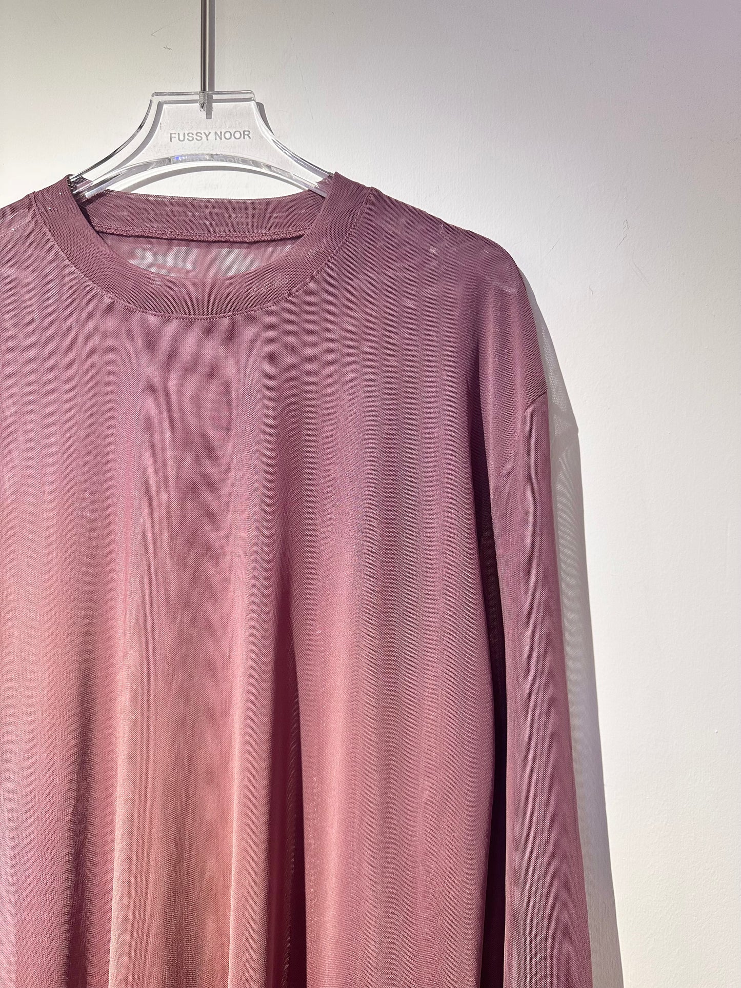 • FUSSY MADE • SHEER MESH TOP