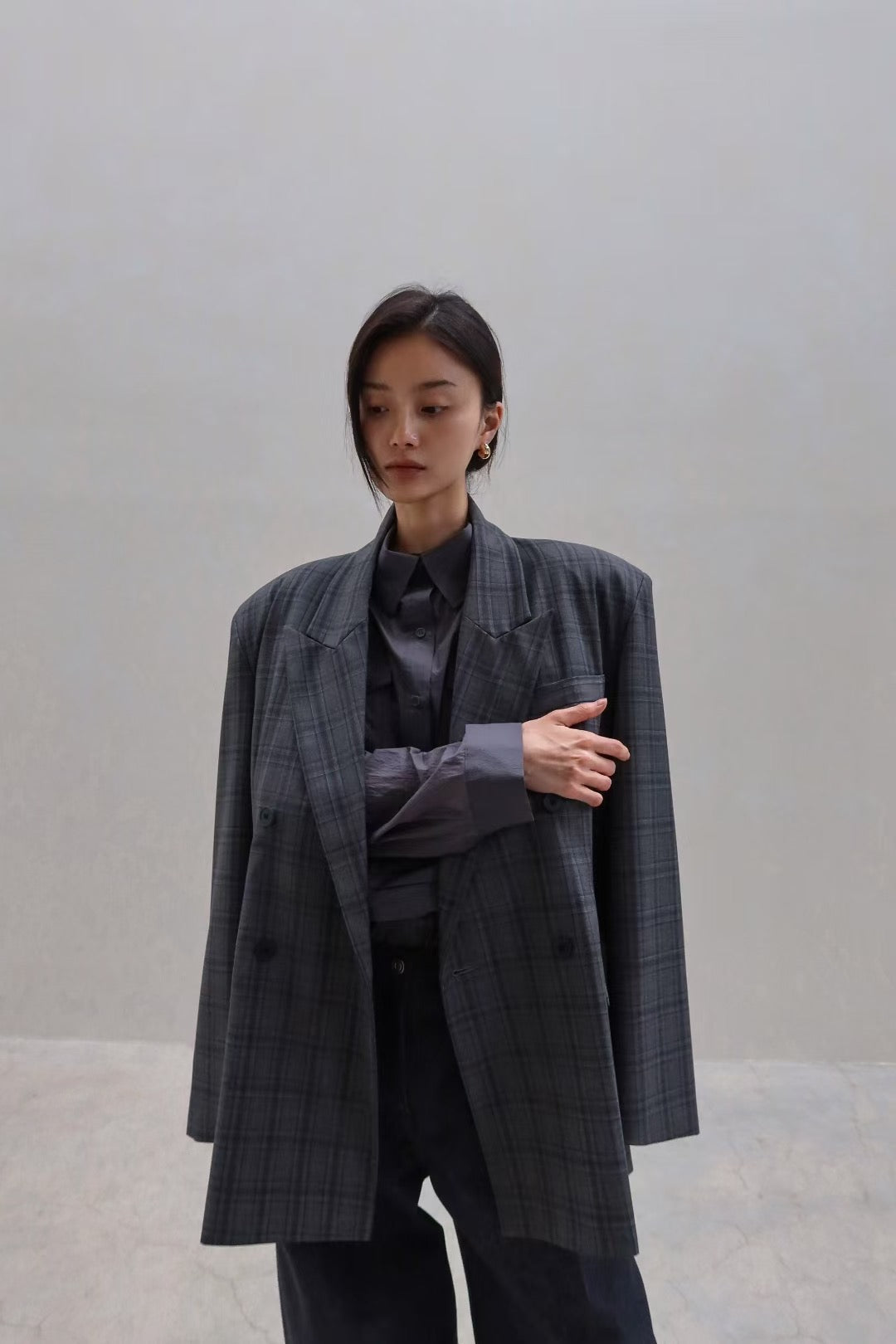 HARMONY CHECKED BLAZER