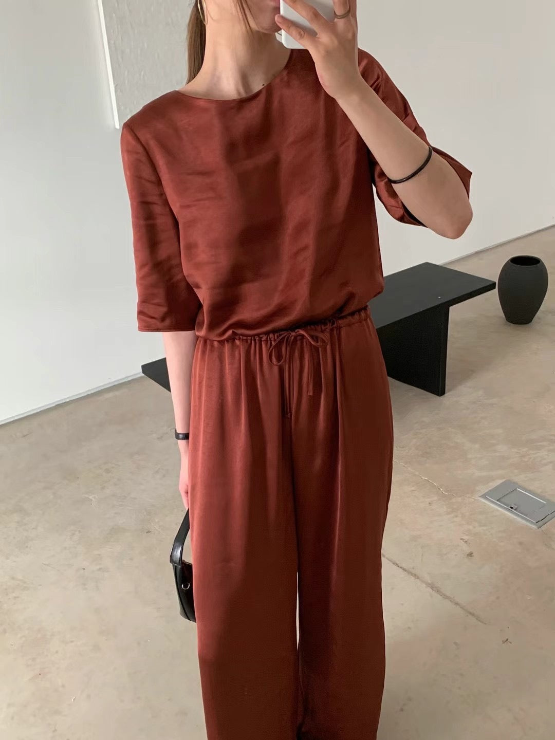 SATIN PANTS- 4 COLOURS