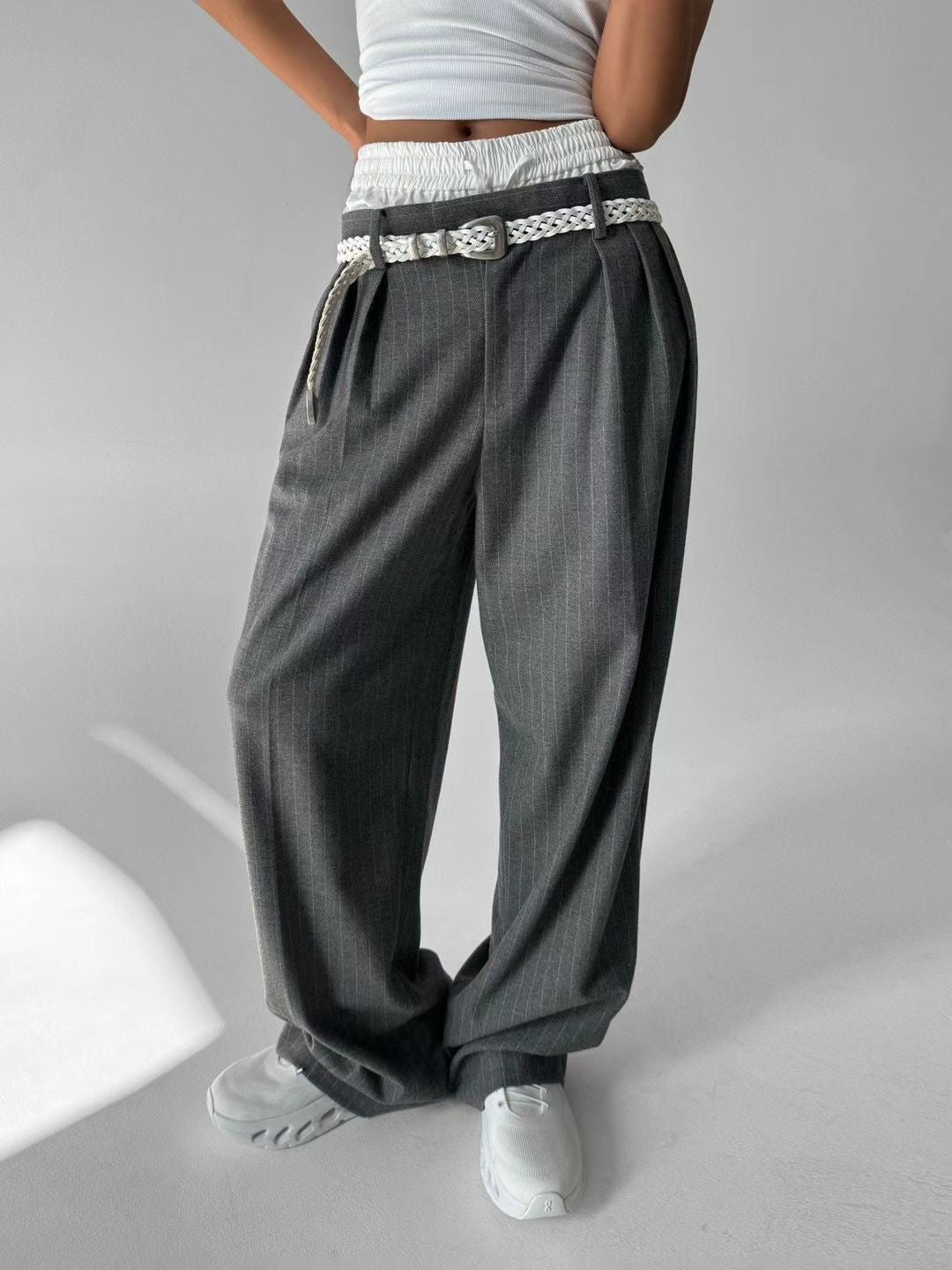 Maroney Pleated Boxer Trousers
