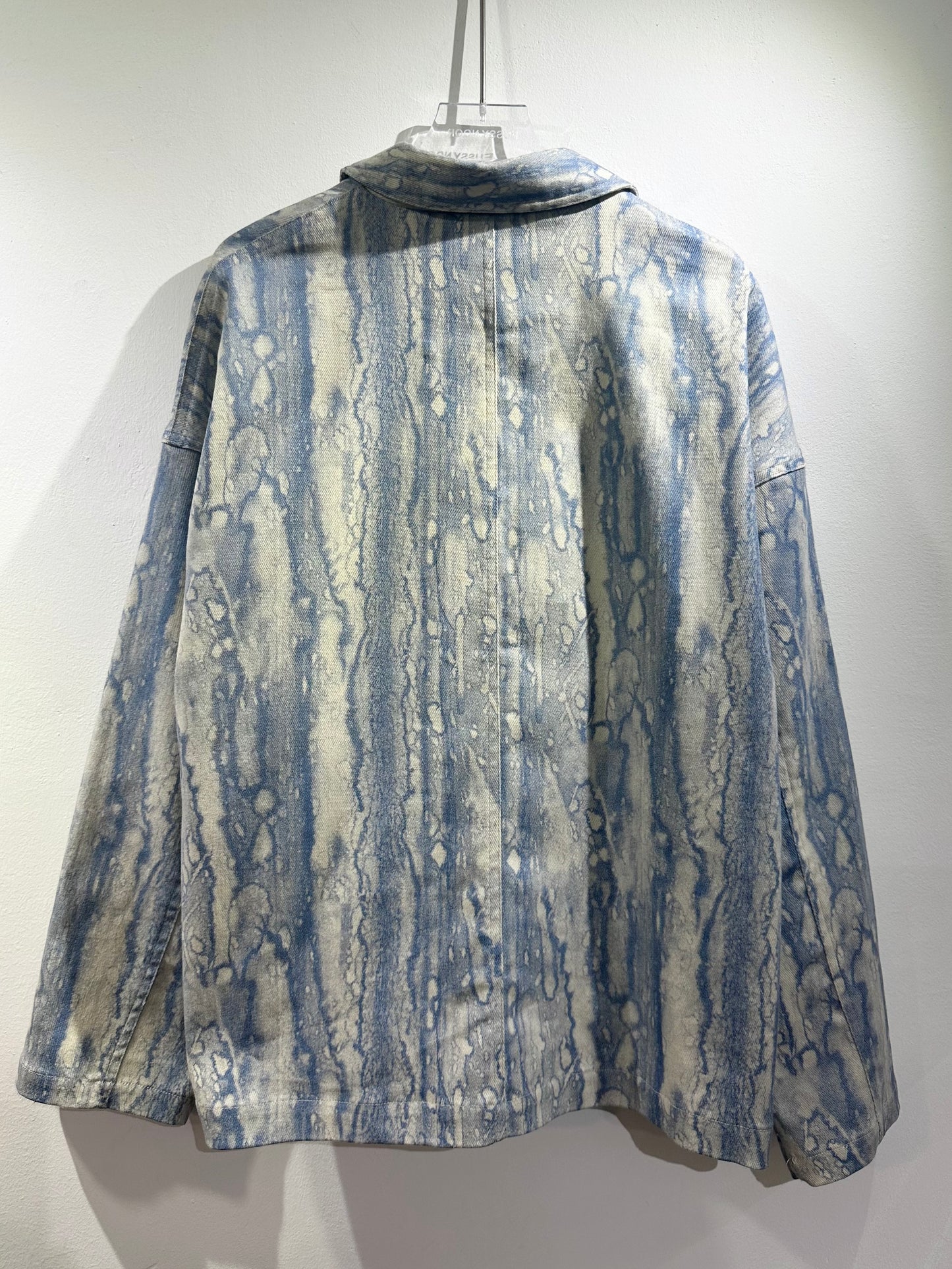 • FUSSY MADE • BUBBLE BLEACHED TWILL JACKET