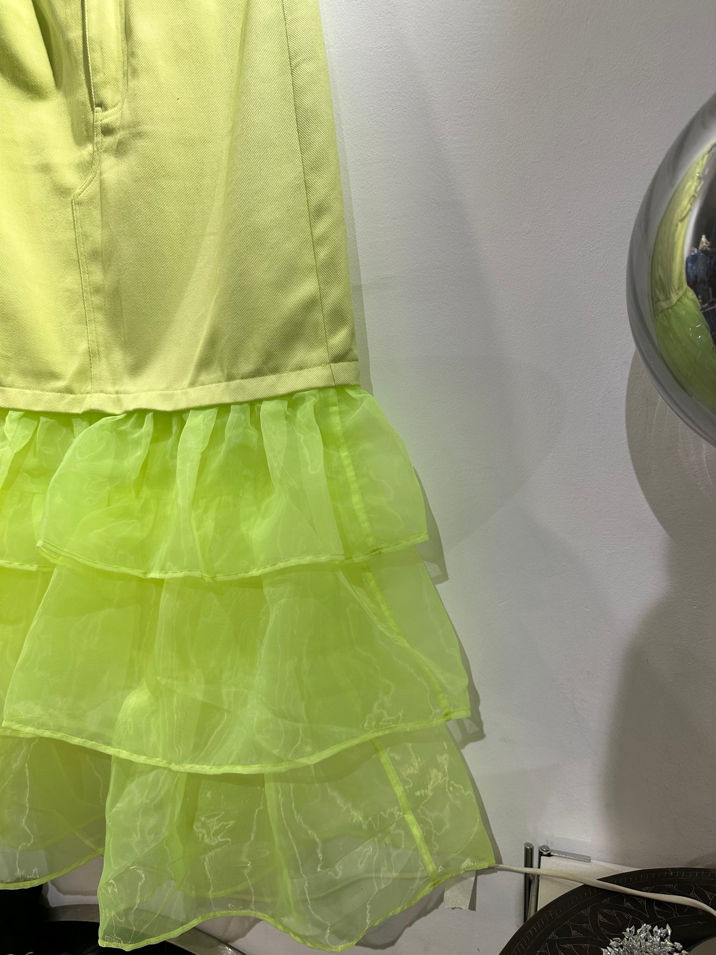 • FUSSY MADE • TWO PANNEL TIERED SKIRT