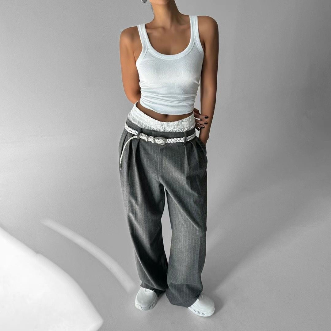 Maroney Pleated Boxer Trousers