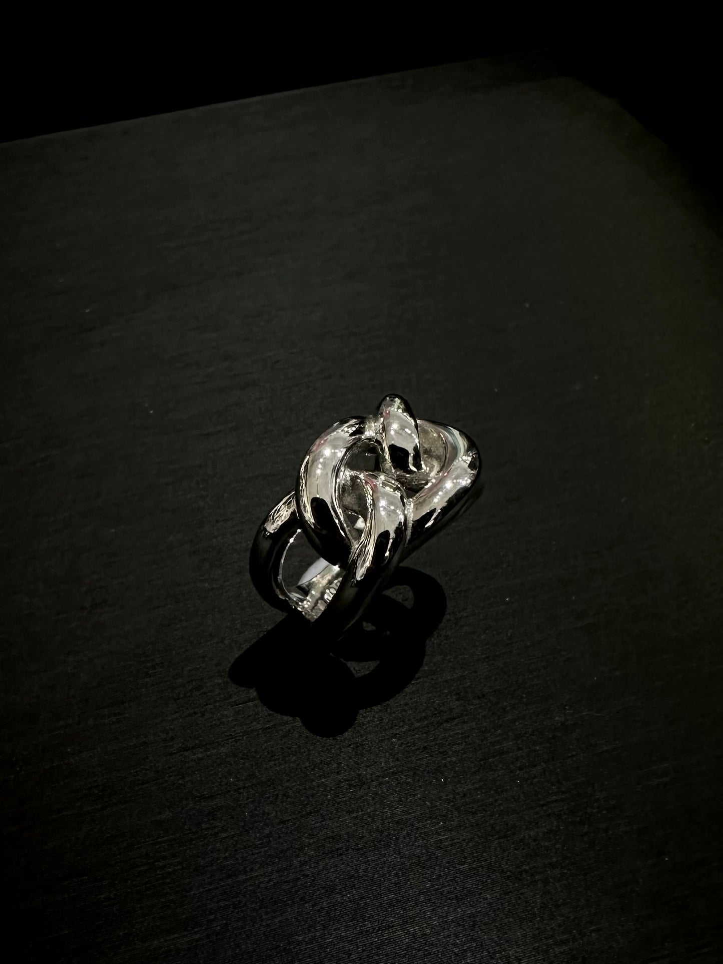 HANDMADE 925 BIG KNOT RING