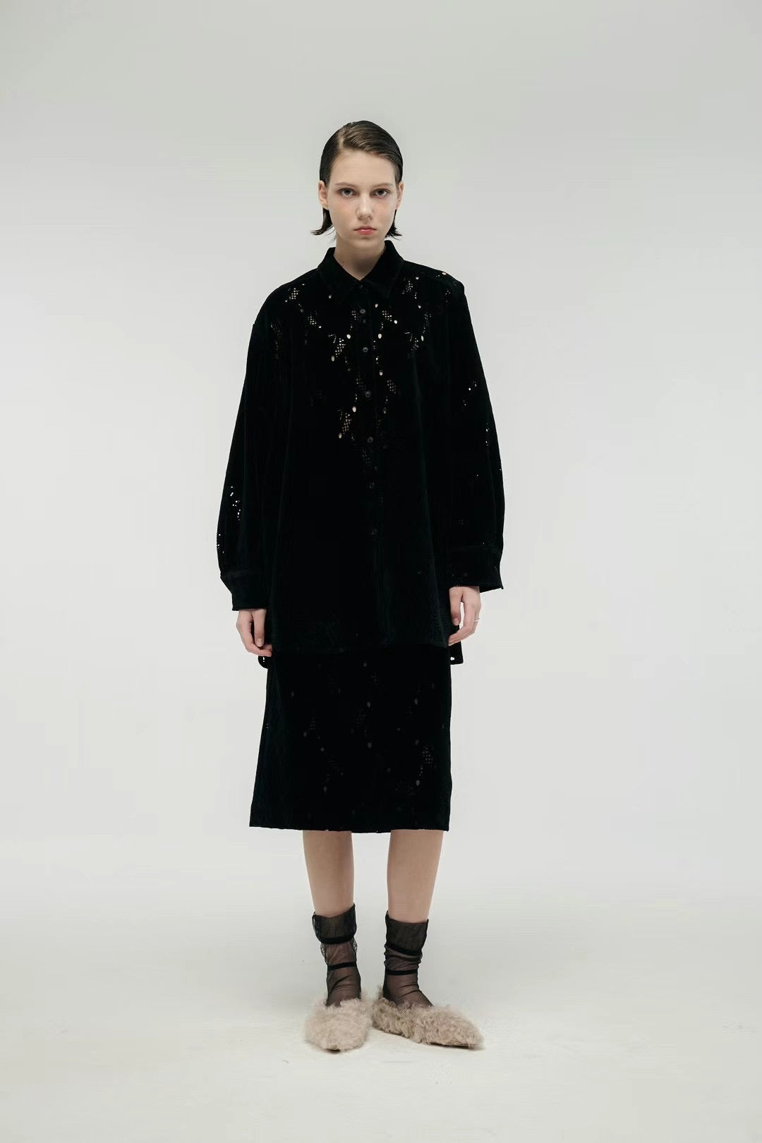 AUTUMN BRODERIE SET (SHIRT)