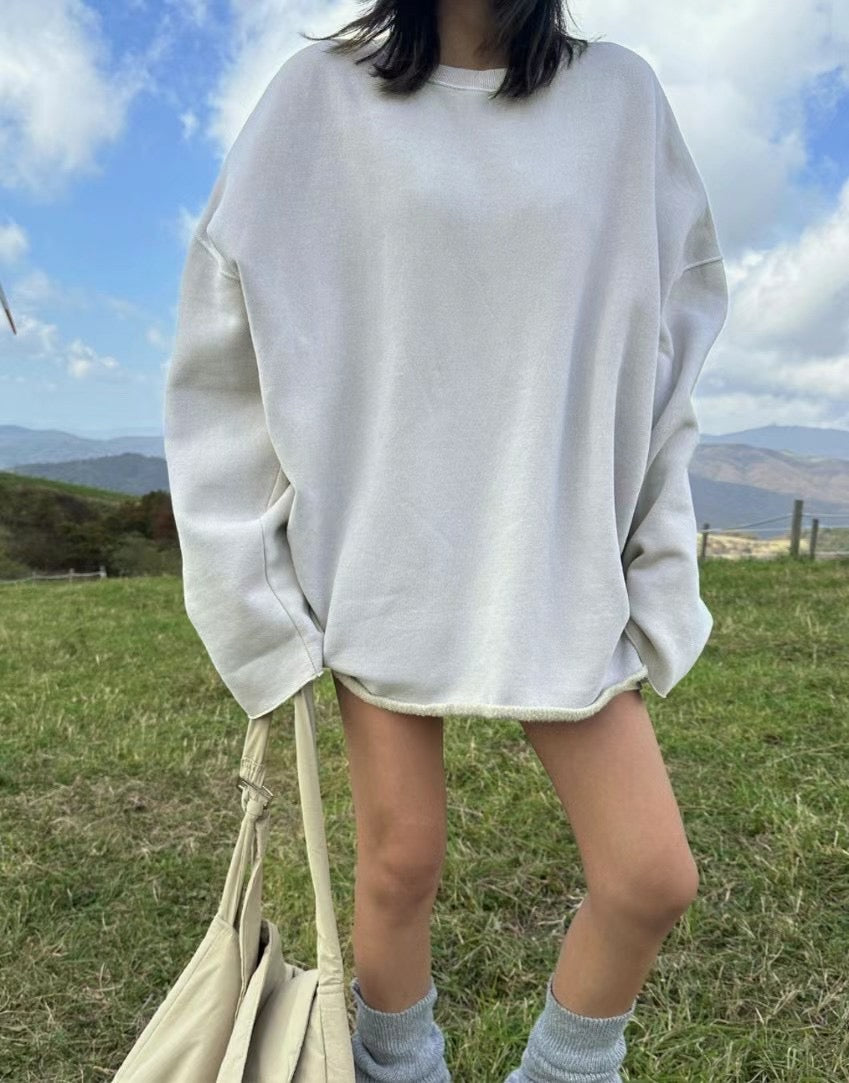 OVERSIZE FLEECE TEE