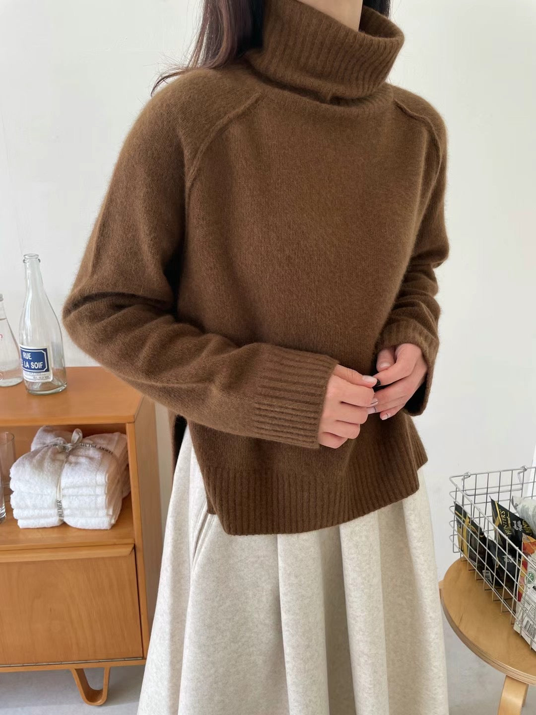 RACCOON TURTLE KNIT - 3 COLOURS