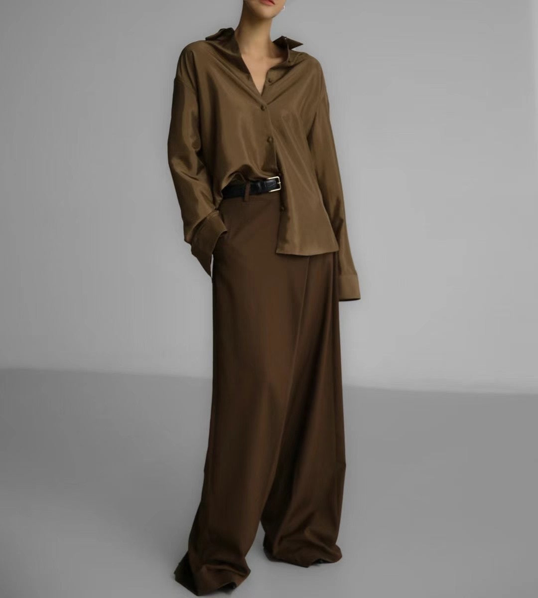 CROSS WRAP TROUSERS