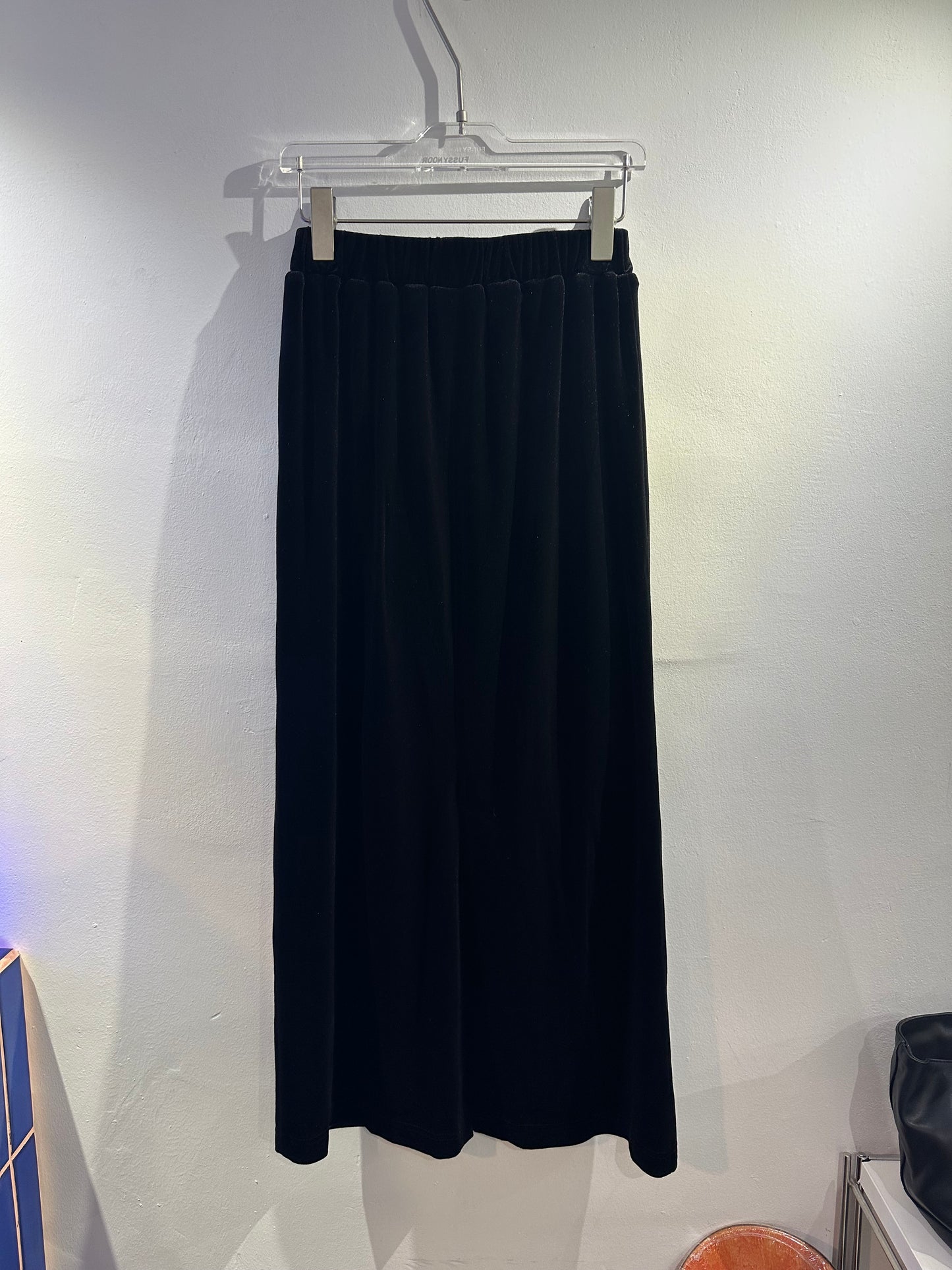 • FUSSY MADE • VELVET PENCIL SKIRT