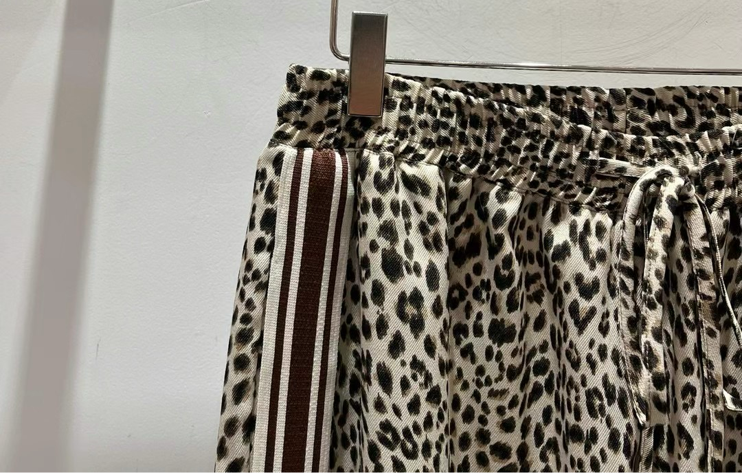 COOL LEOPARD PRINTED TRACK PANTS
