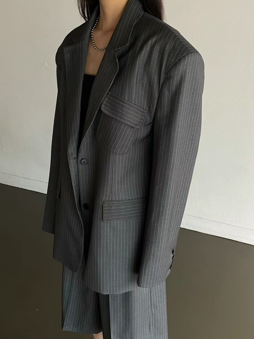 AUTUMN STRIPE SET (BLAZER)