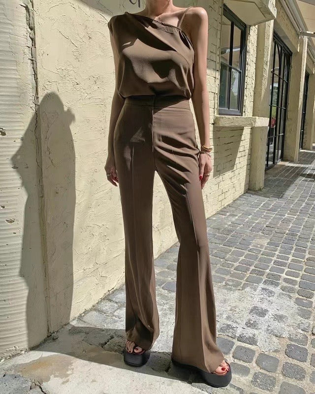 SLIM BOOT CUT PANTS
