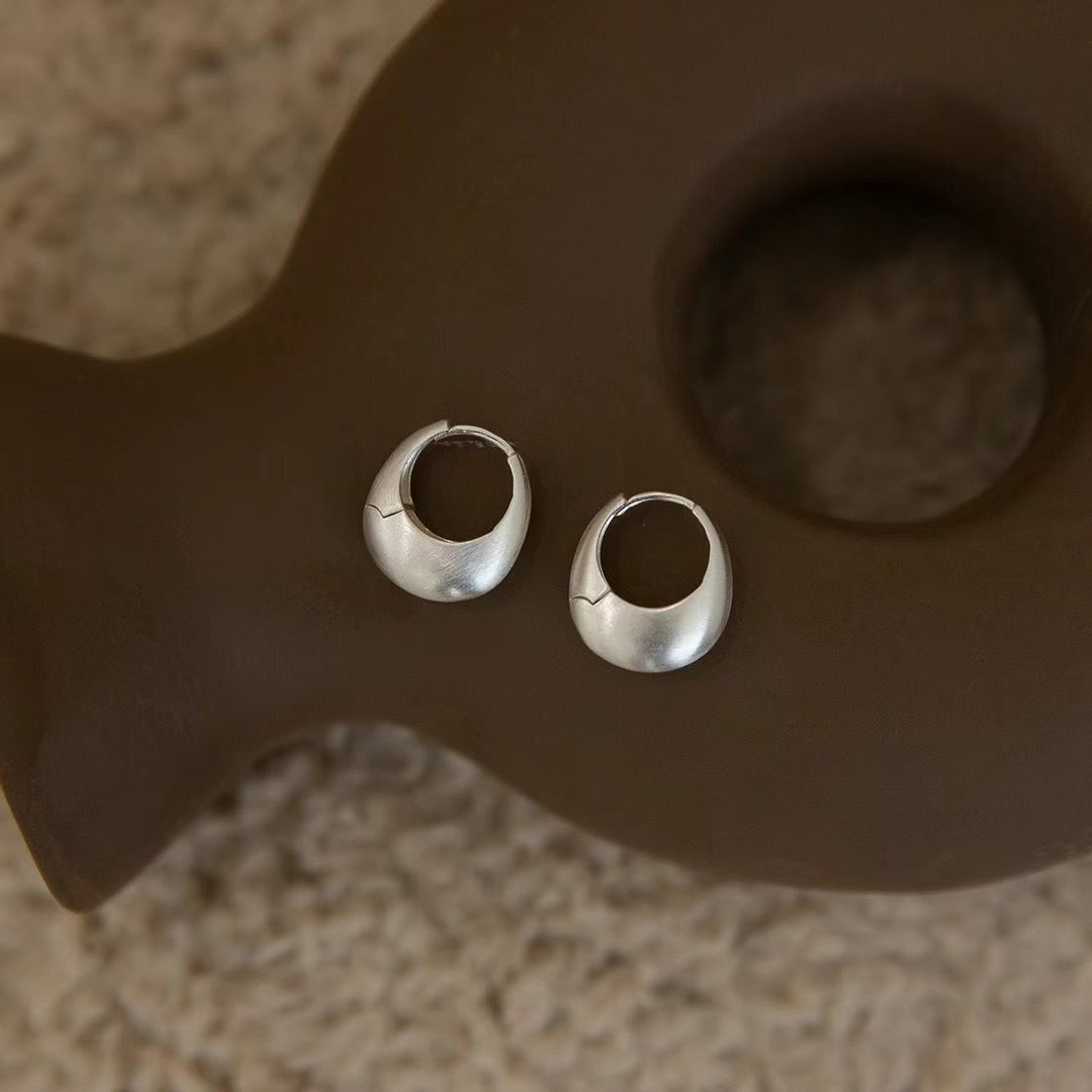 925 CASHEW LOCK EARRINGS