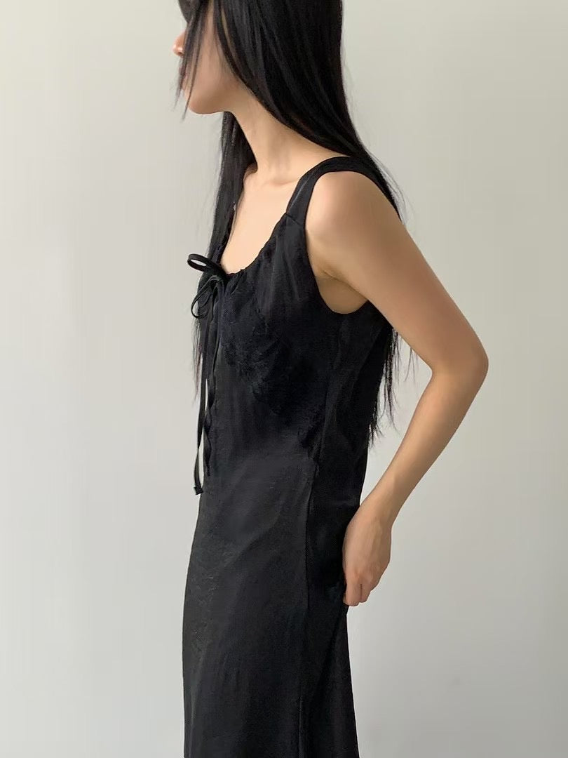 LACE UP DRESS - 2 COLOURS