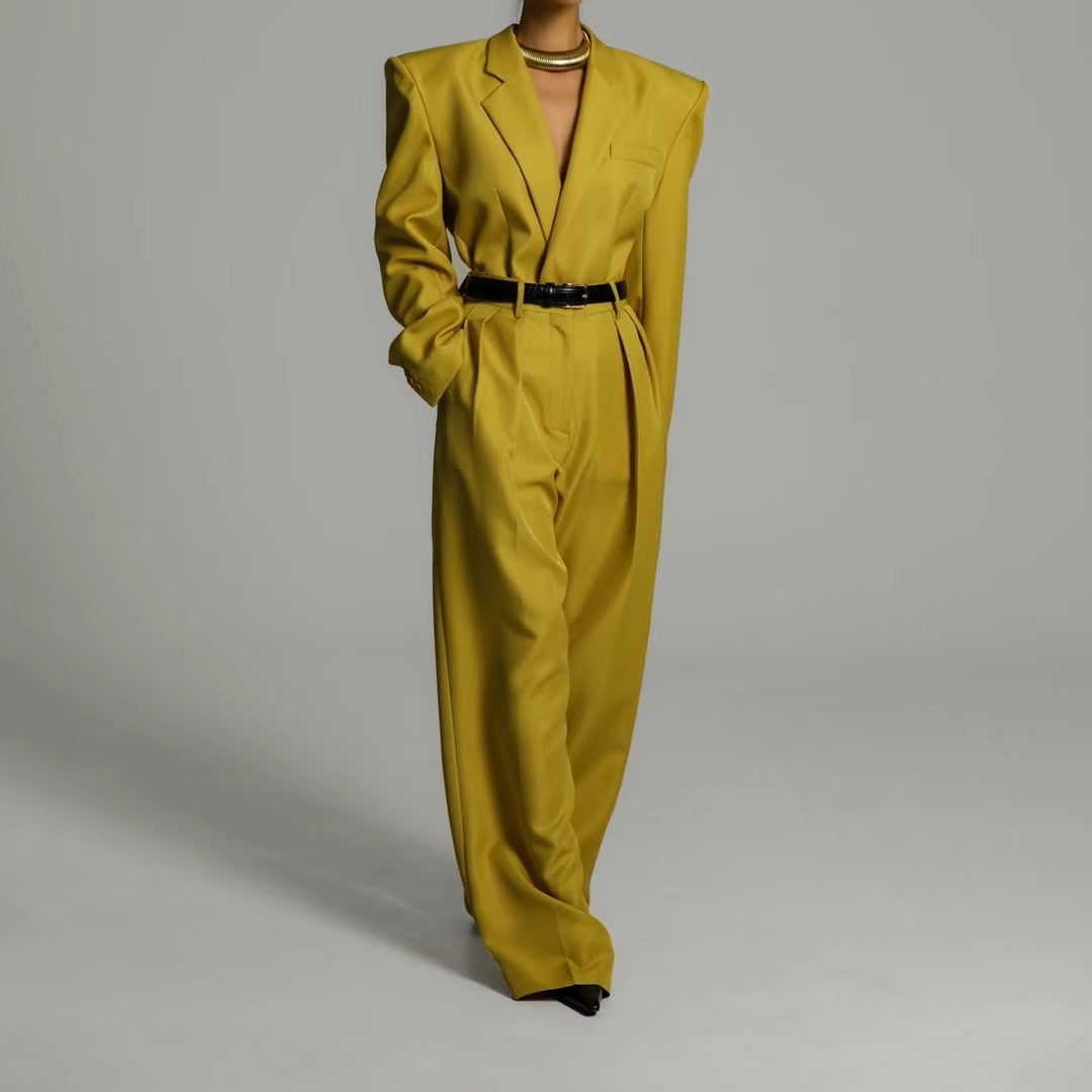 FW24 INWARD DOUBLE PLEATED TROUSERS