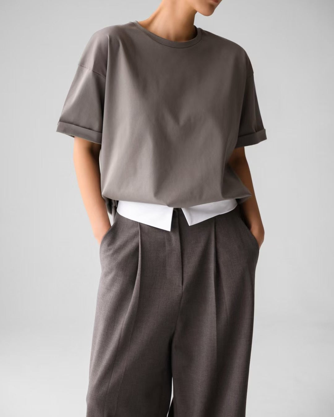 PREMIUM FOLDED SLEEVES TEE