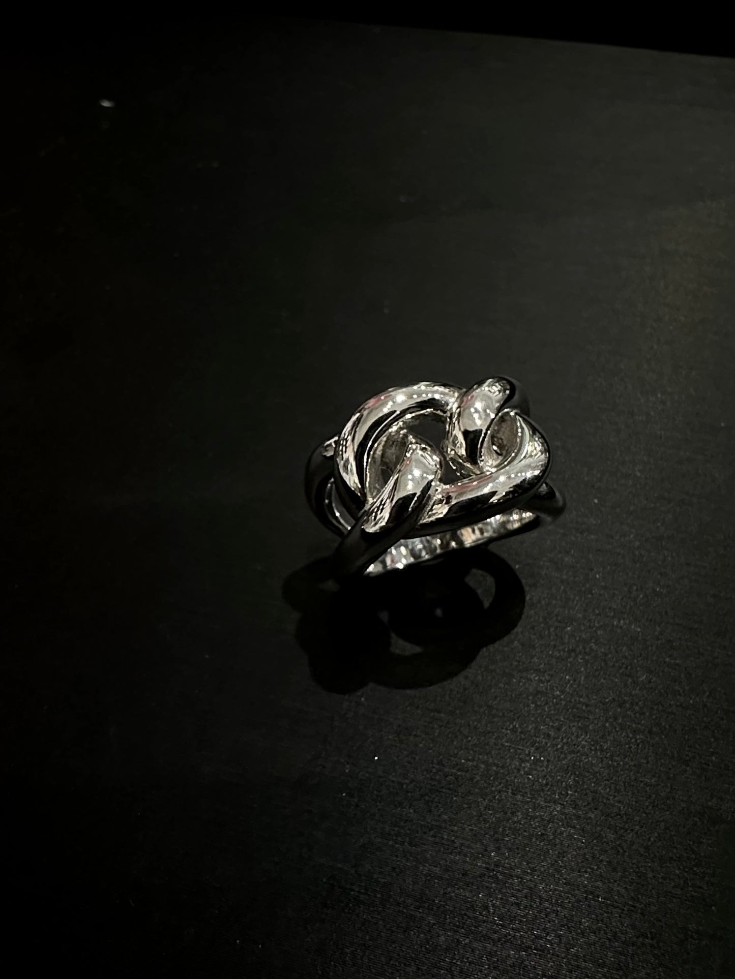 HANDMADE 925 BIG KNOT RING