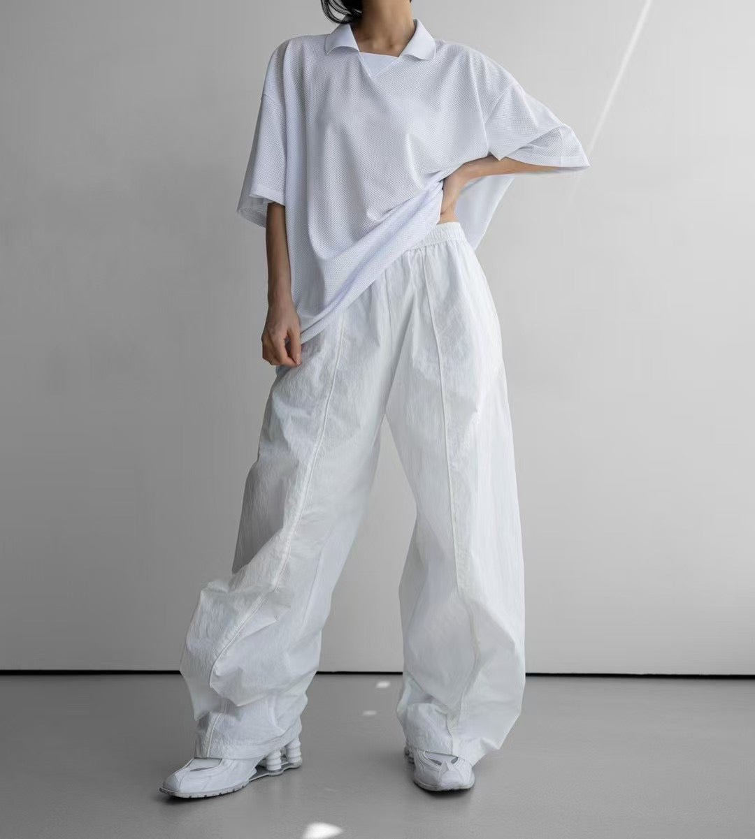OVERSIZED FOOTBALL JERSEY TOP