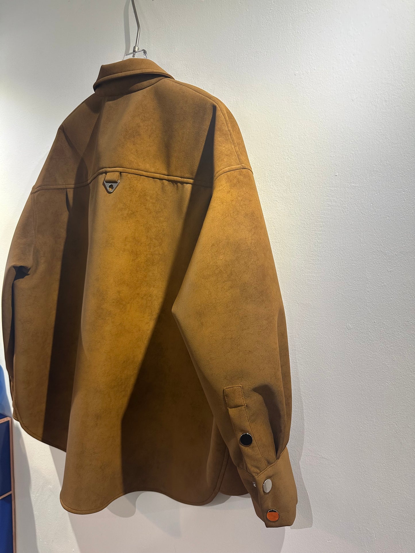 • FUSSY MADE • MATTE PU SHIRT JACKET