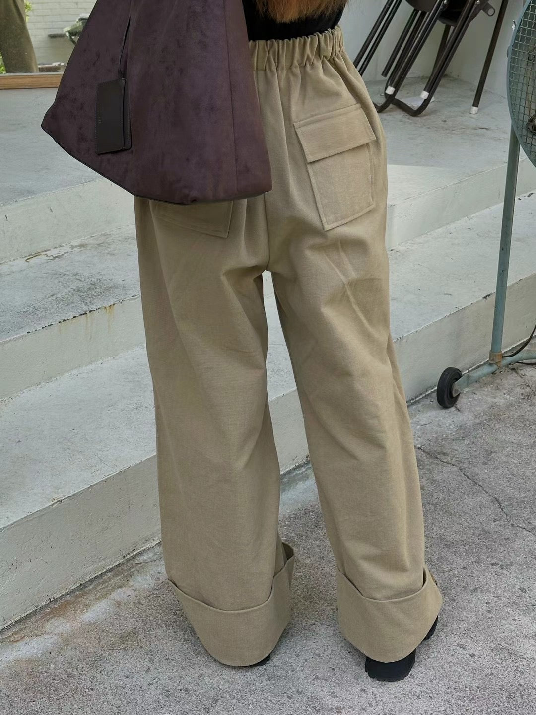 DOUBLE BELT PANTS