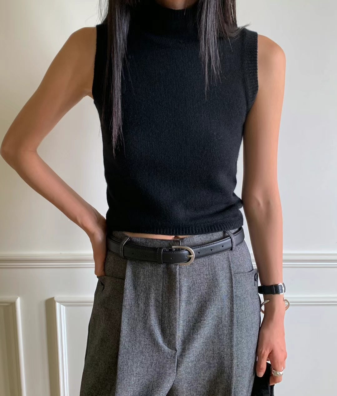 GOOD CUT BUTTON POCKET PANTS