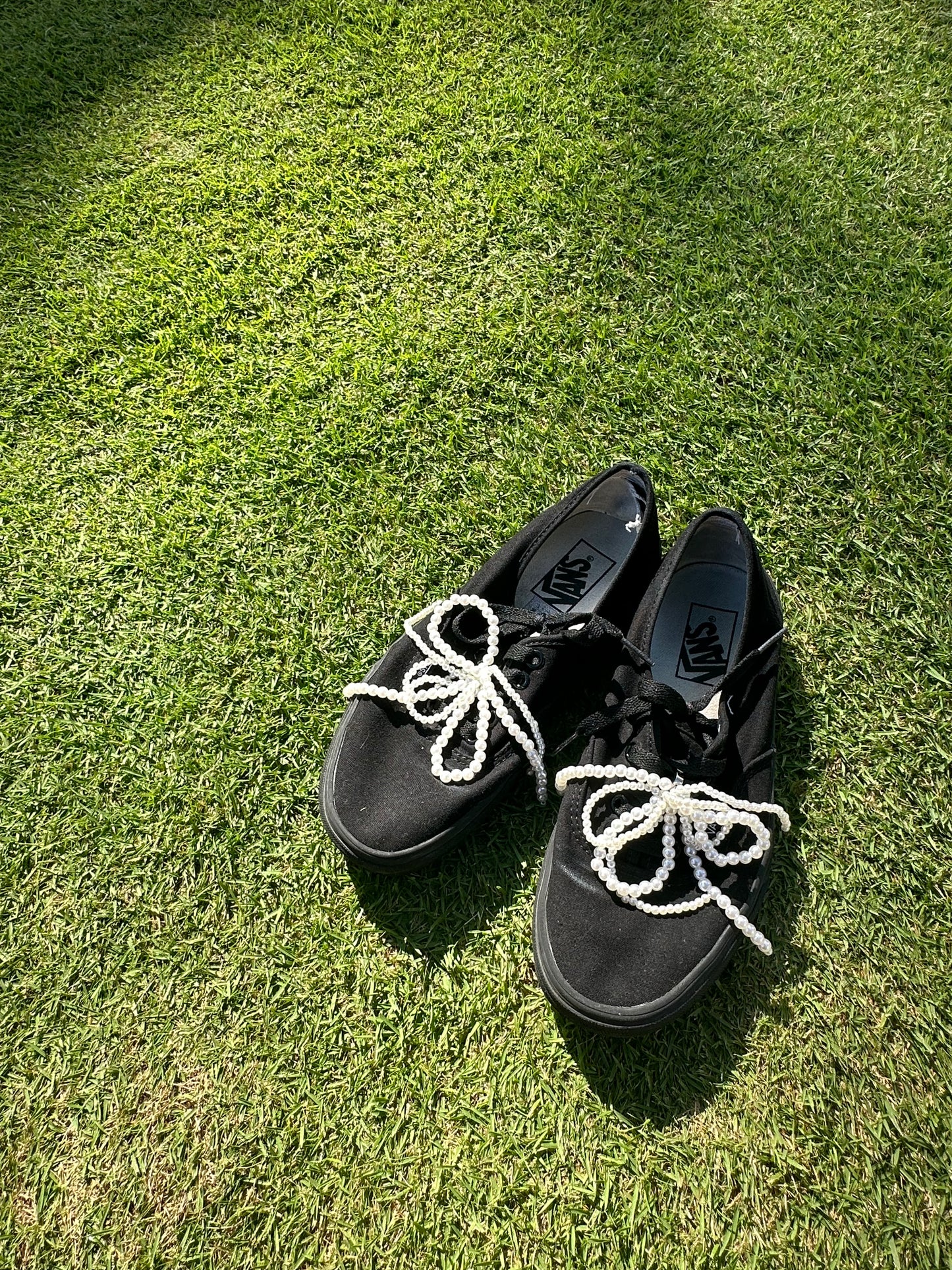 BIG PEARL RIBBON SHOES CLIPS