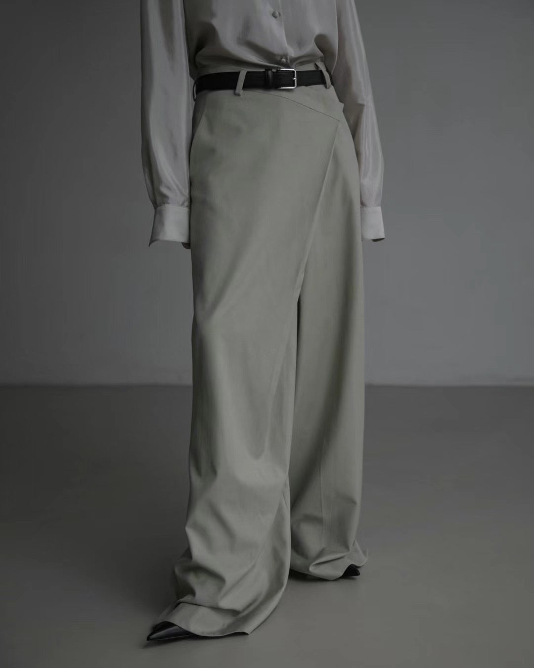 CROSS WRAP TROUSERS