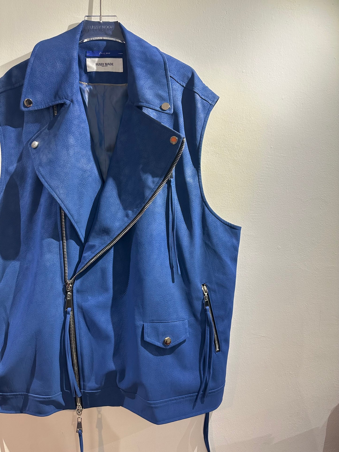 • FUSSY MADE • PU LEATHER BIKER