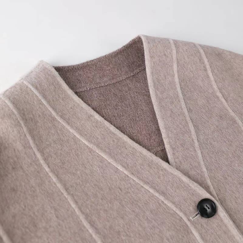 OMBRE FINE WOOL COAT