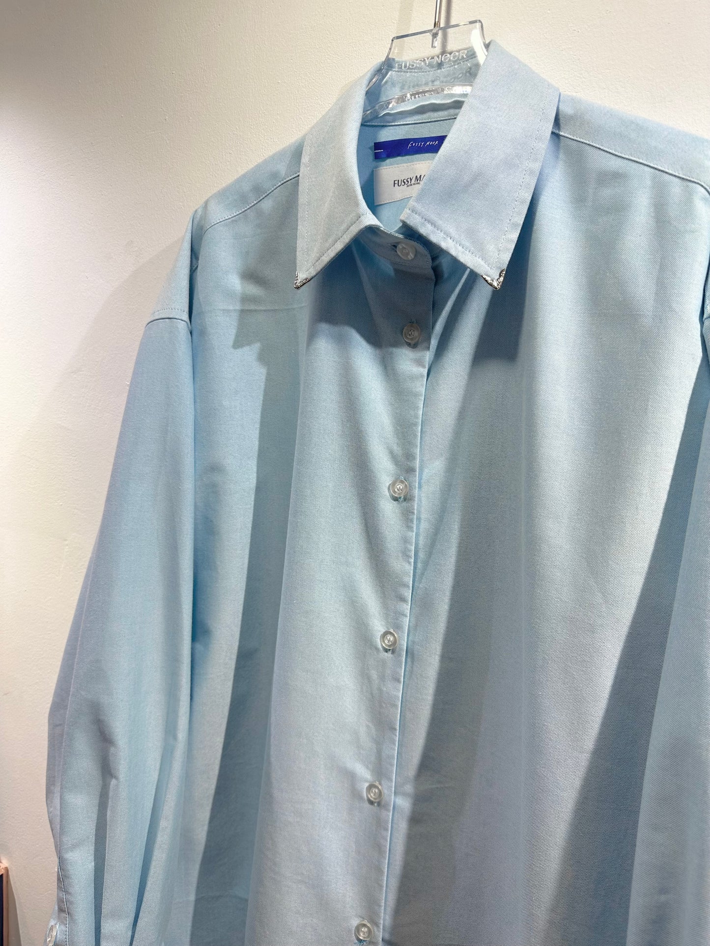 • FUSSY MADE • COLLAR TIPS OXFORD SHIRT