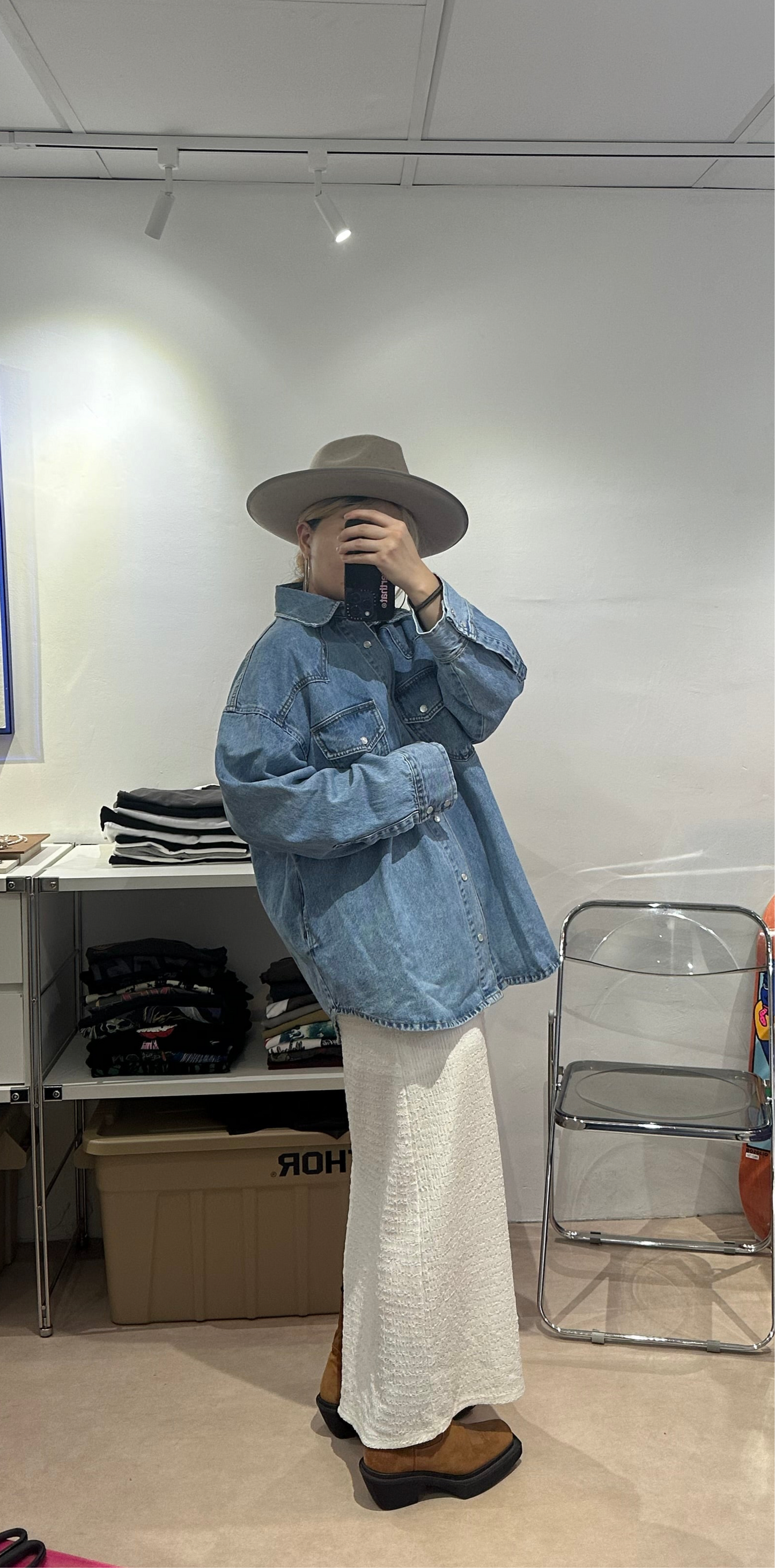 DENIM SHIRT JACKET
