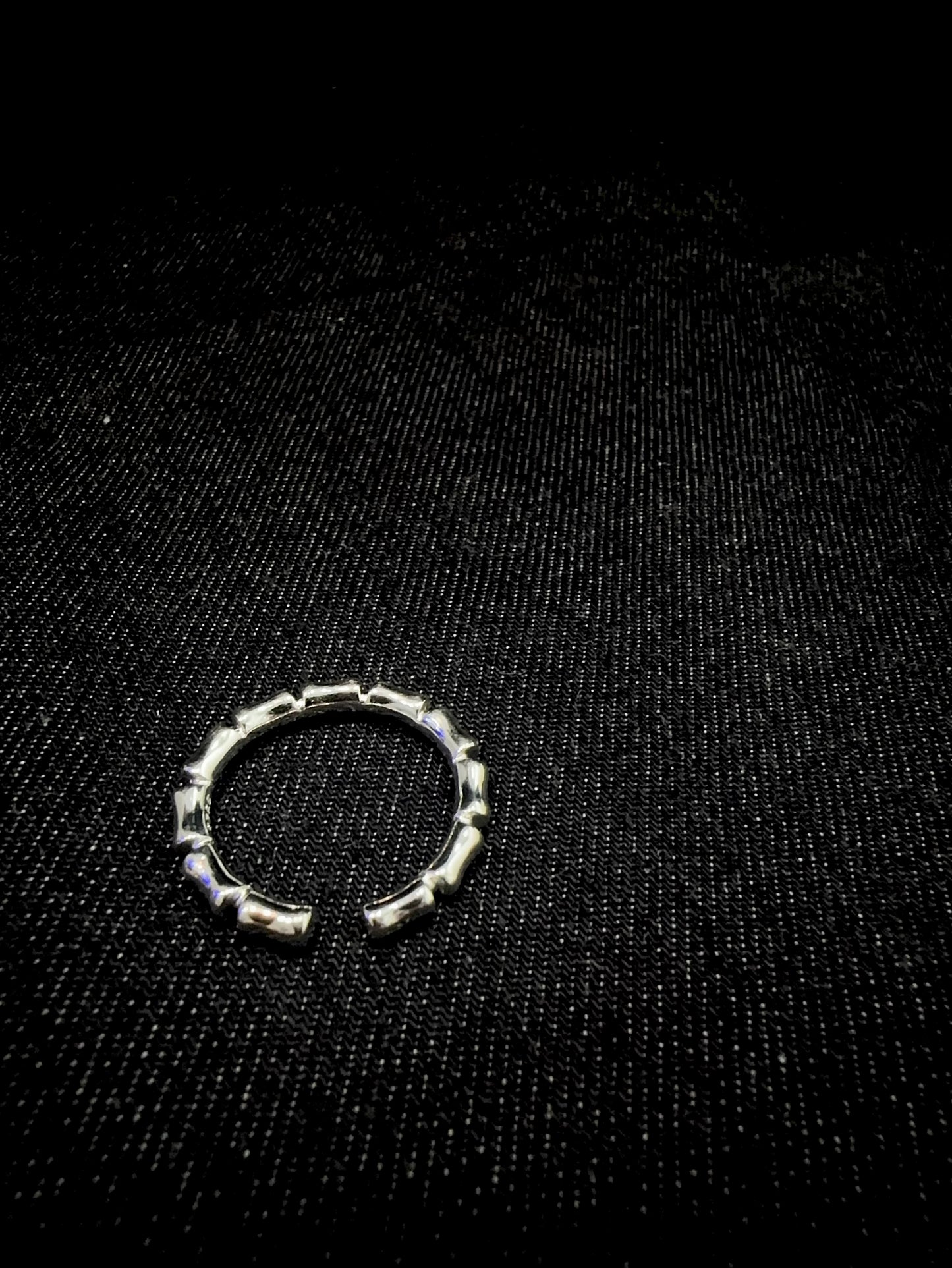 925 BAMBOO LOOP RING