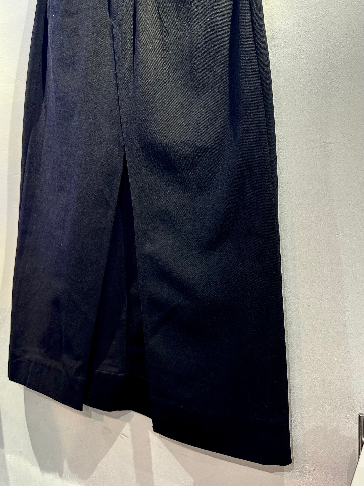 • FUSSY MADE • SOLID BLACK DENIM SKIRT