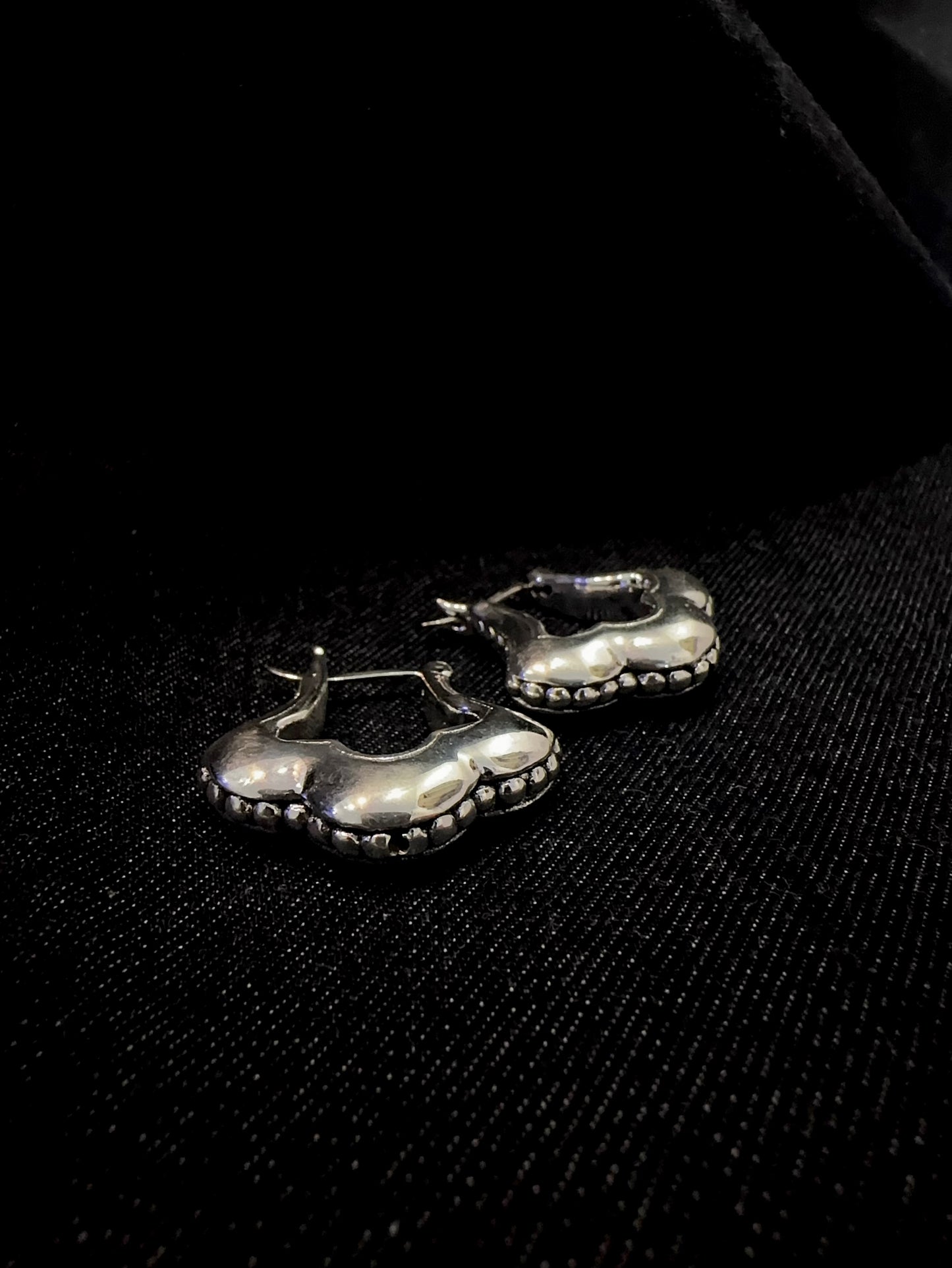 925 UNIQUE WAVES EARRINGS