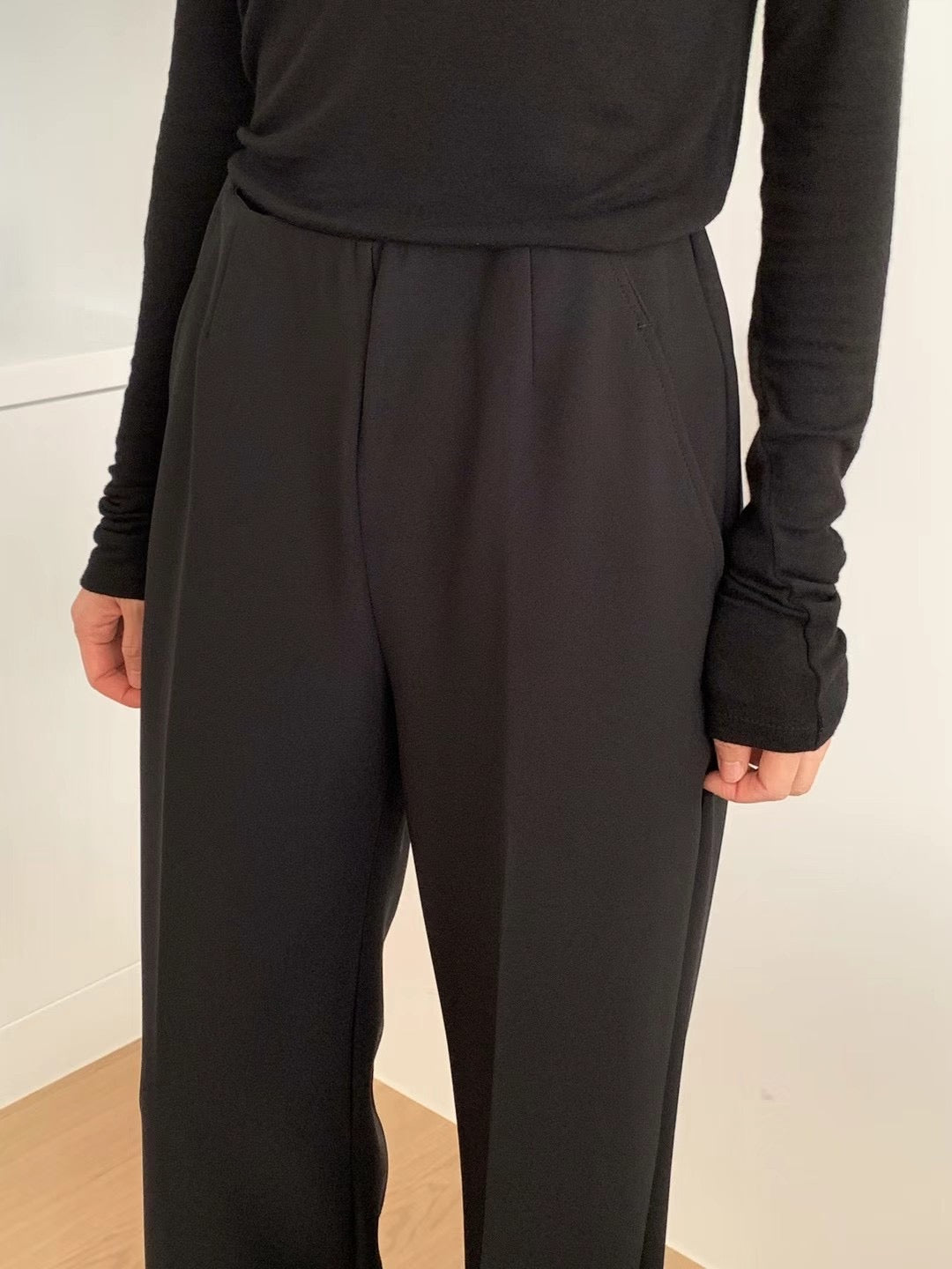 ELASTIC WAIST GOOD CUT PANTS
