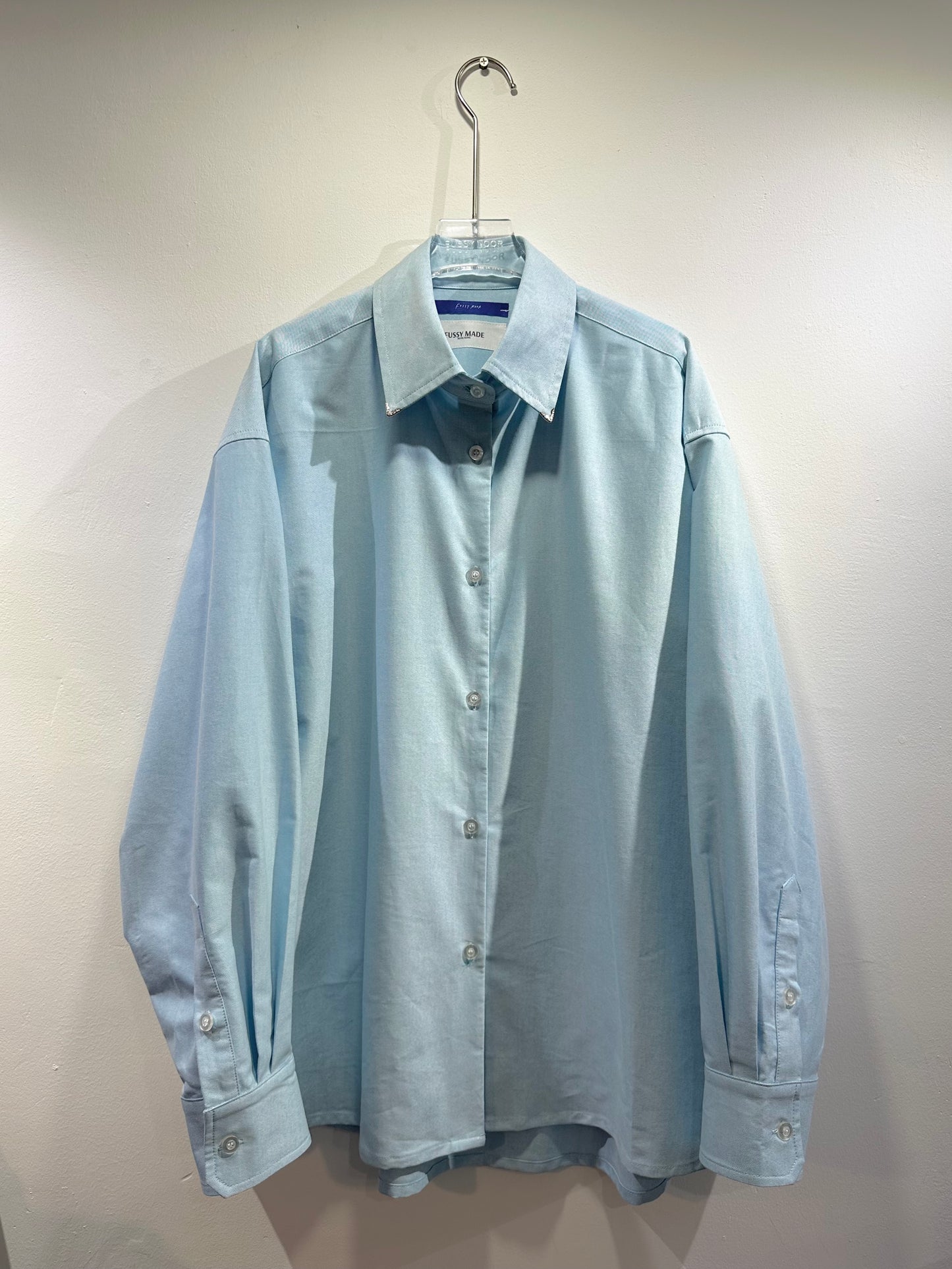 • FUSSY MADE • COLLAR TIPS OXFORD SHIRT
