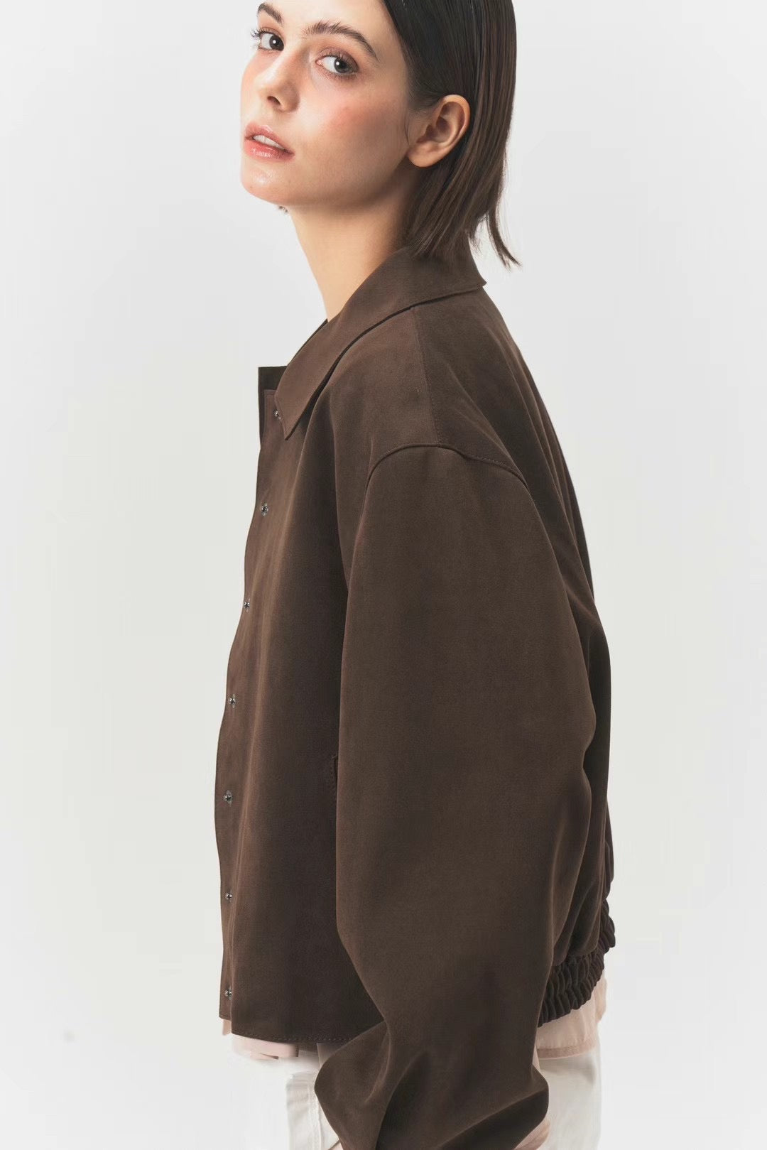 SUEDE BOMBER JACKET
