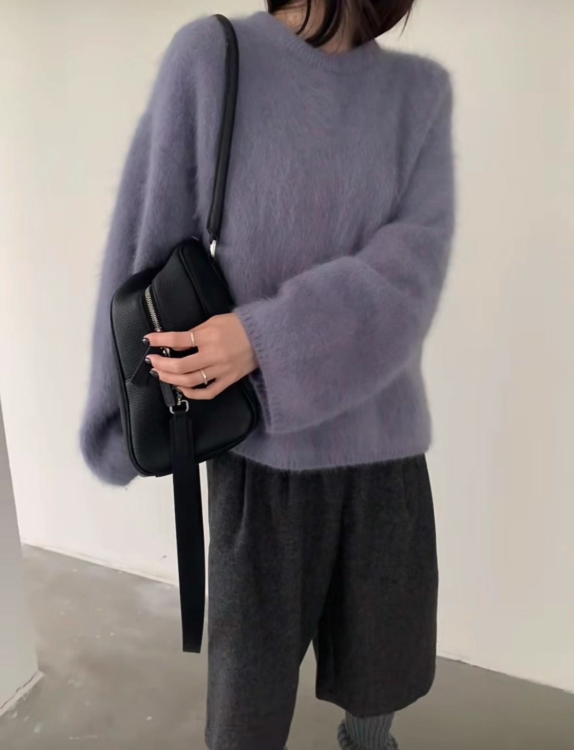 CREW NECK MOMO KNIT