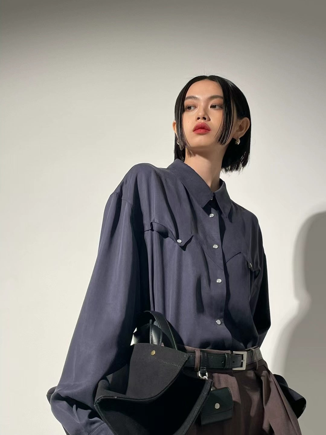 POINT POCKET RAYON SHIRT