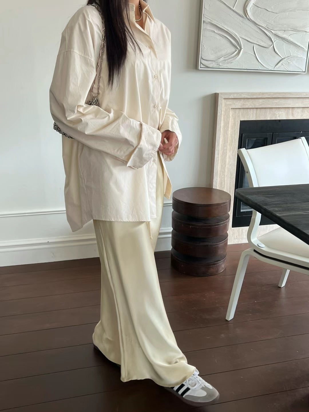 6 COLOURS SATIN SKIRT