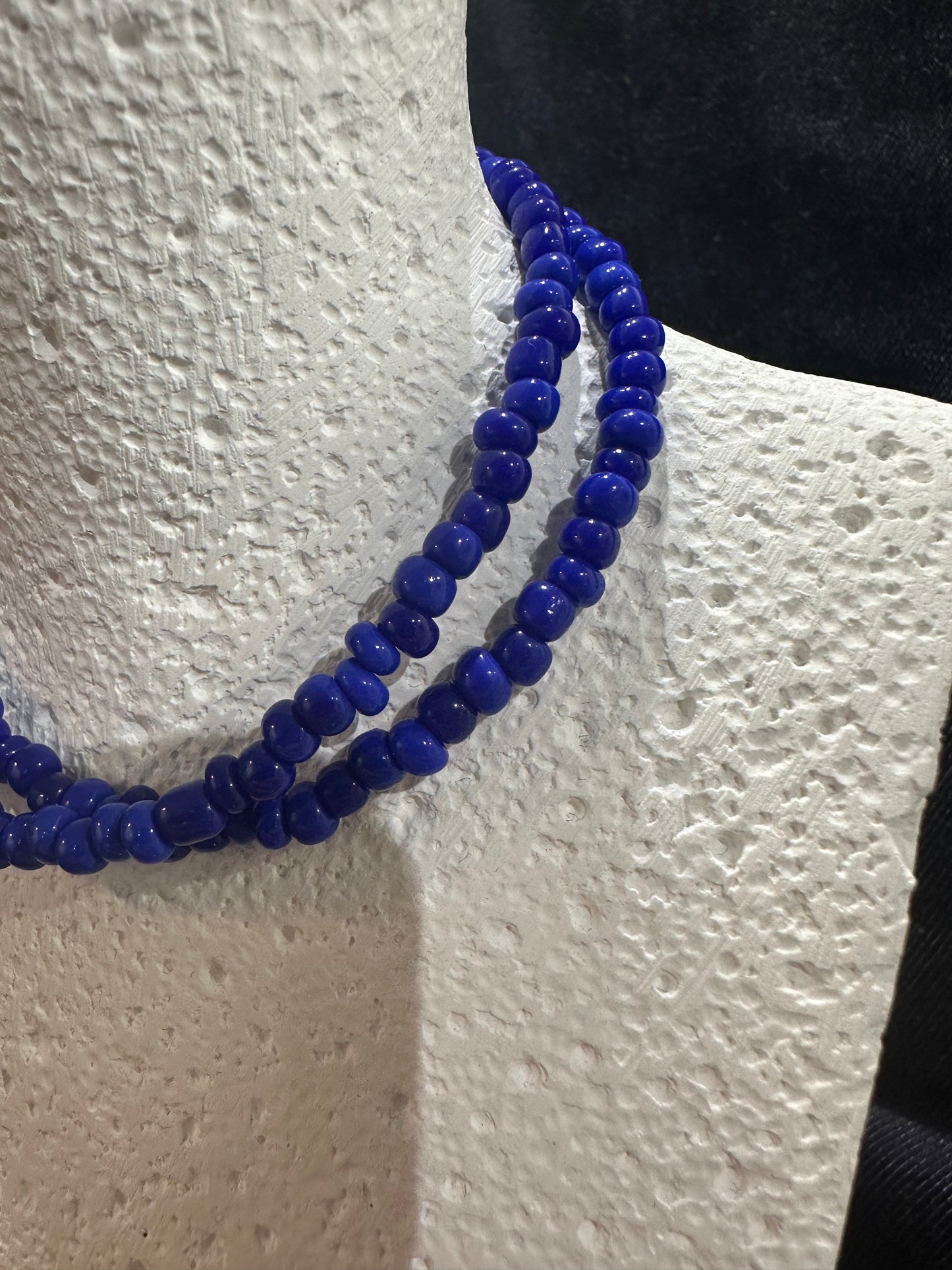 JAPAN SOLID COLOUR GLAZE BEADS NECKLACE - MEDIUM 3mm