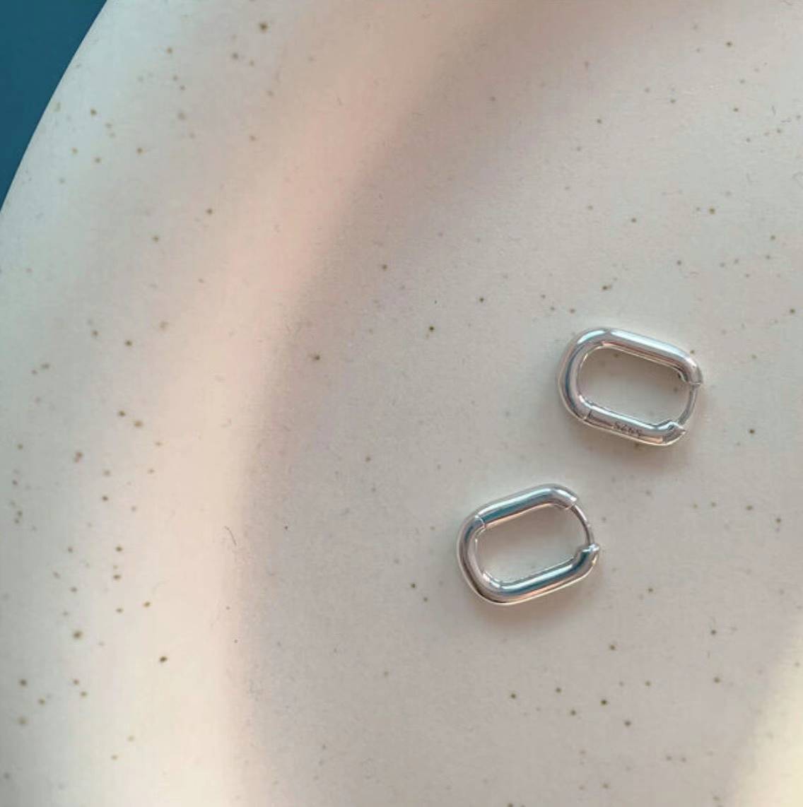925 RECTANGULAR EARRINGS