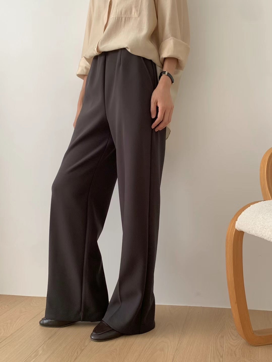 ELASTIC WAIST GOOD CUT PANTS