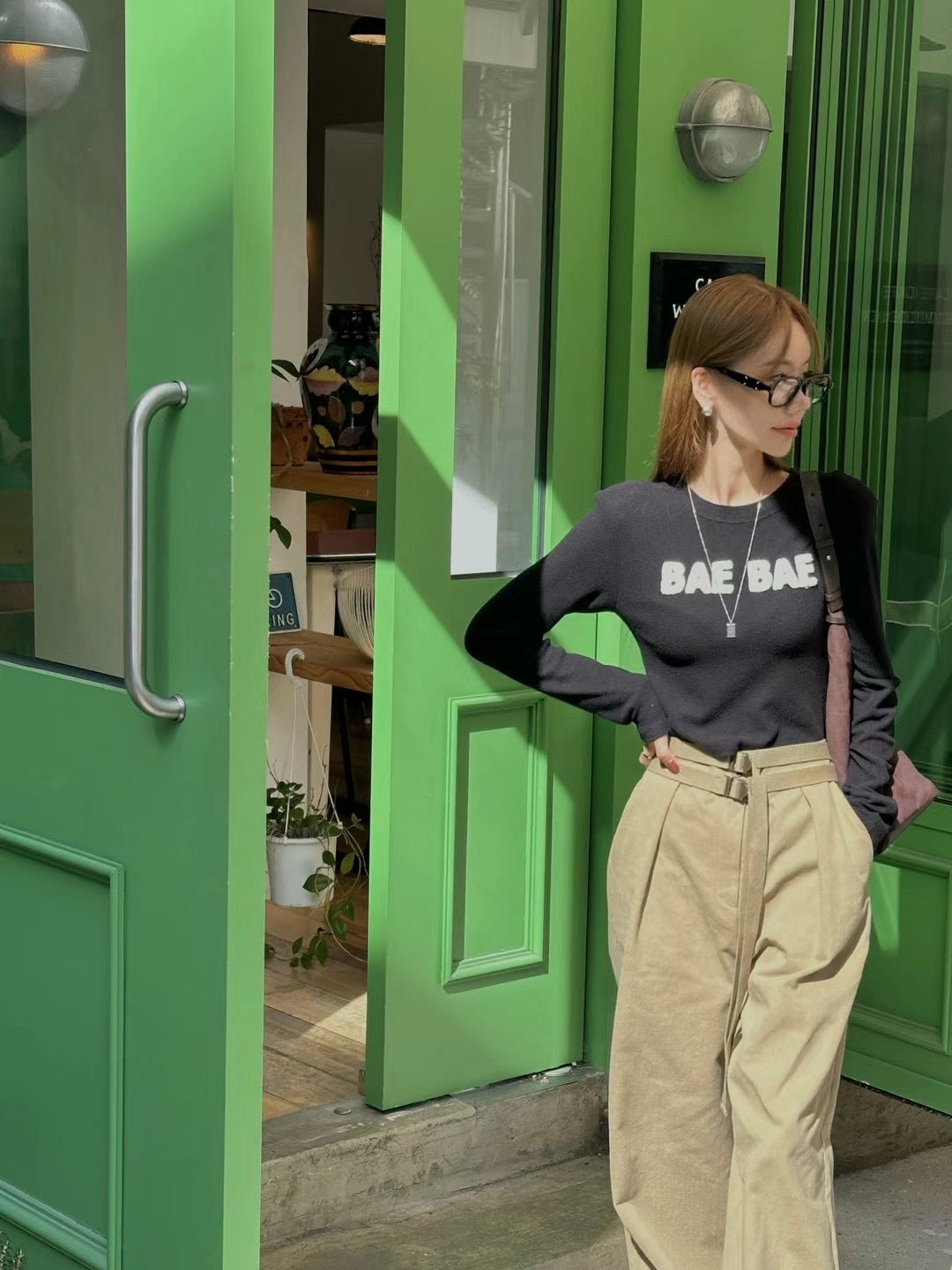 DOUBLE BELT PANTS