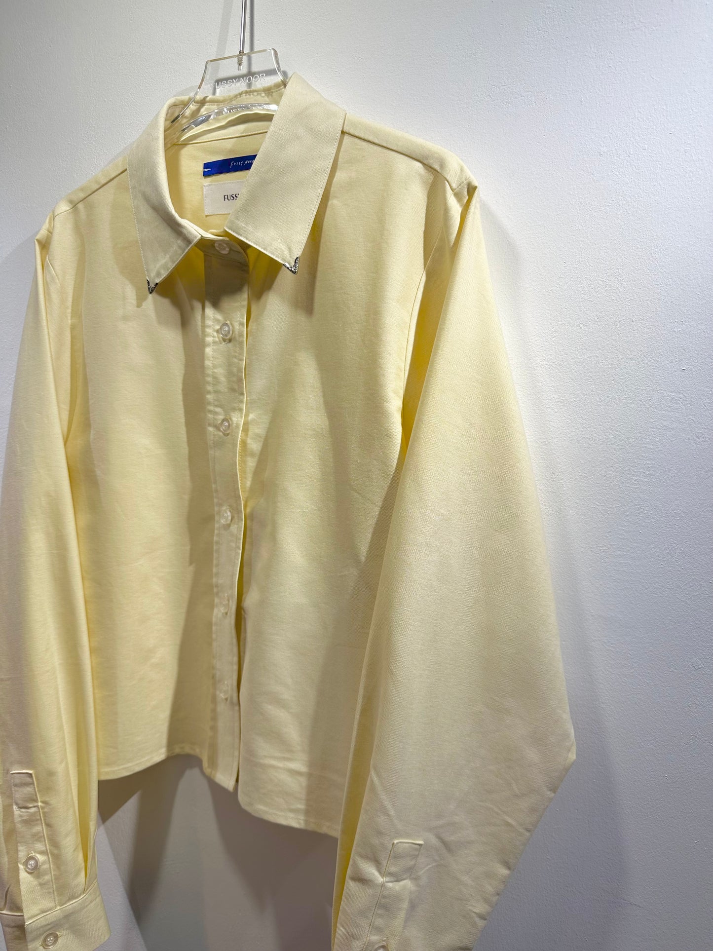 • FUSSY MADE • COLLAR TIPS OXFORD SHIRT