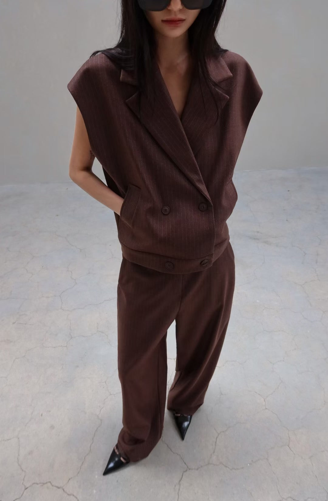 ELEGANT PINSTRIPES SET - VEST