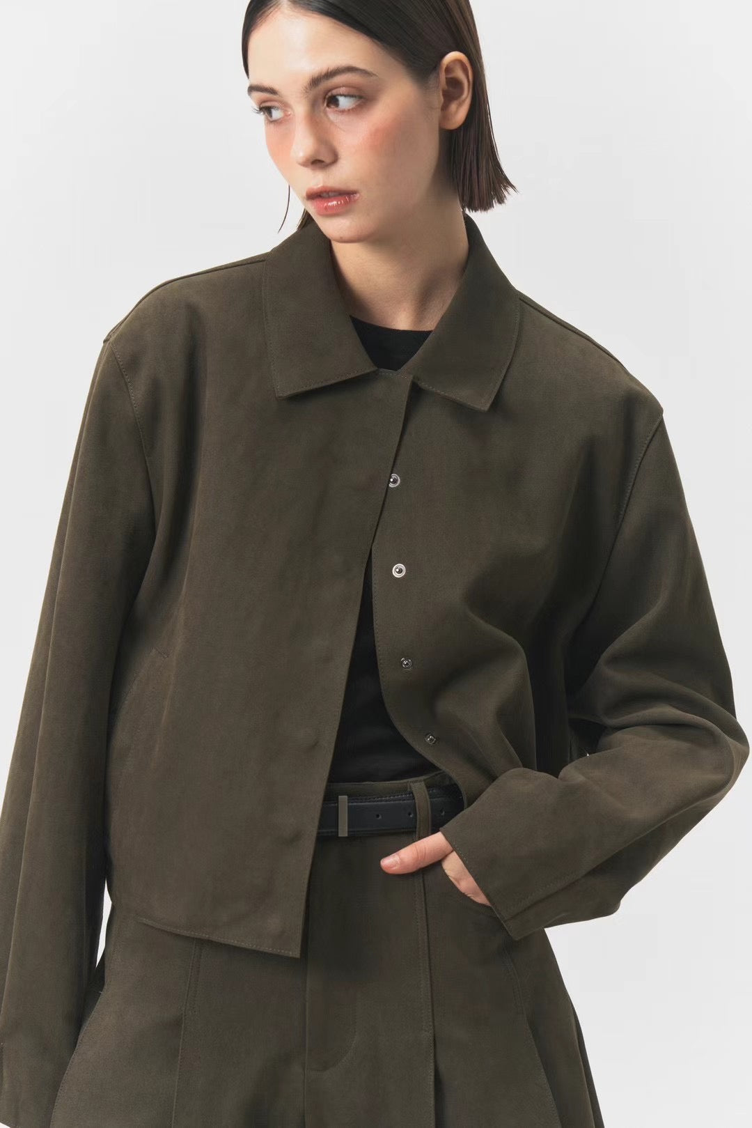 SUEDE BOMBER JACKET